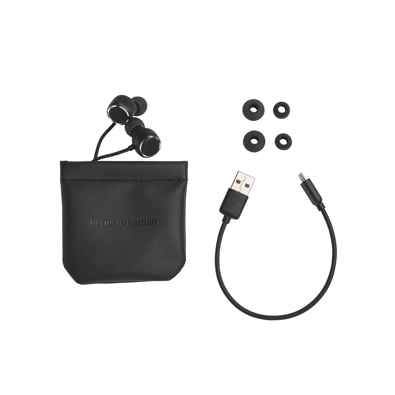 Harman Kardon FLY BT - Black - Bluetooth in-ear headphones - Detailshot 5